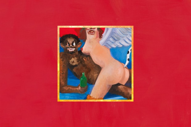 Kanye West "My Beautiful Dark Twisted Fantasy" Banned Album Cover