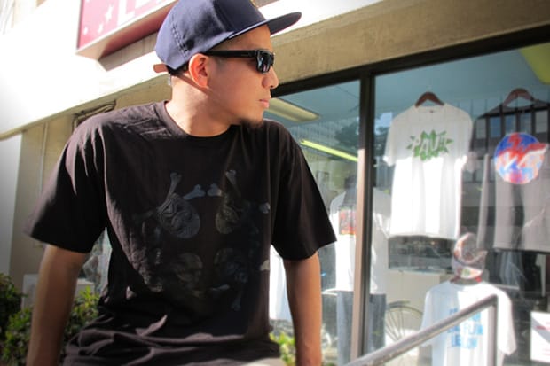 Leilow Black Circle Tiki Tee