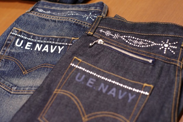uniform experiment x Levi’s Fenom U.E. NAVY DISCO Decoration Denim Preview