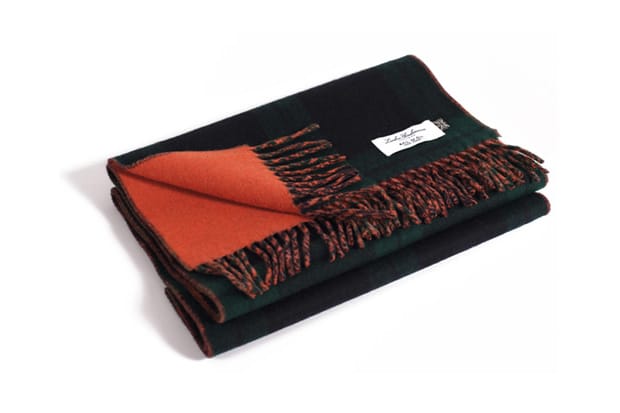 London Undercover x ACL & Co. Black Watch Plaid Cashmere Scarf