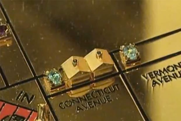 Monopoly Game Made Out of Gold