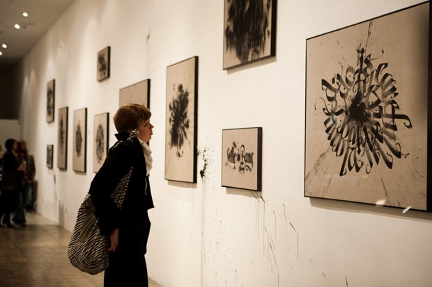 Niels Shoe Meulman "Calligraffiti Throw-Ups" Exhibition