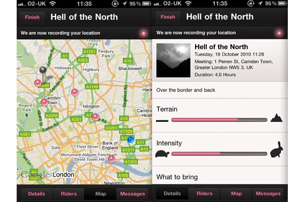 Rapha iPhone App