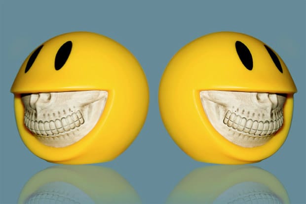 Ron English x Made by Monsters "Smiley Grin" Piggy Bank 