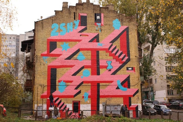 2Shy Kiev Mural