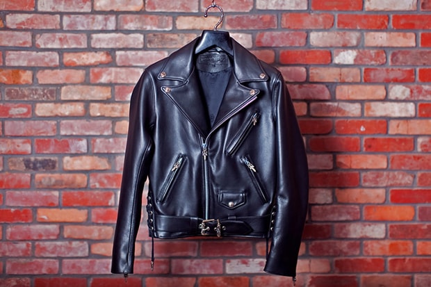 Chrome Hearts JJ DEAN Leather Biker Jacket