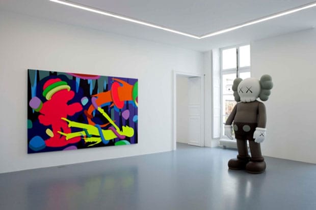 KAWS @ Emmanuel Perrotin Paris Preview