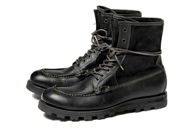 nano universe Lace Boots