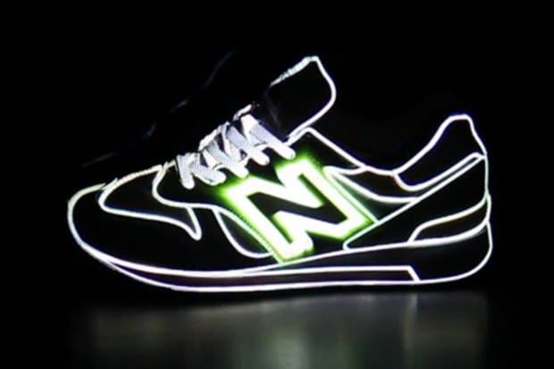 new balance sneaker projection mapping
