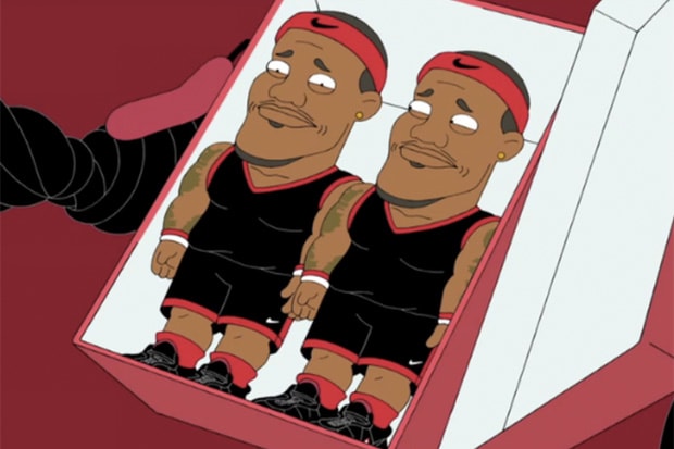 Seth MacFarlane on the Nike LeBron VIII