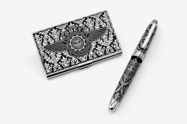 OBEY Limited Edition Card Case & Pen