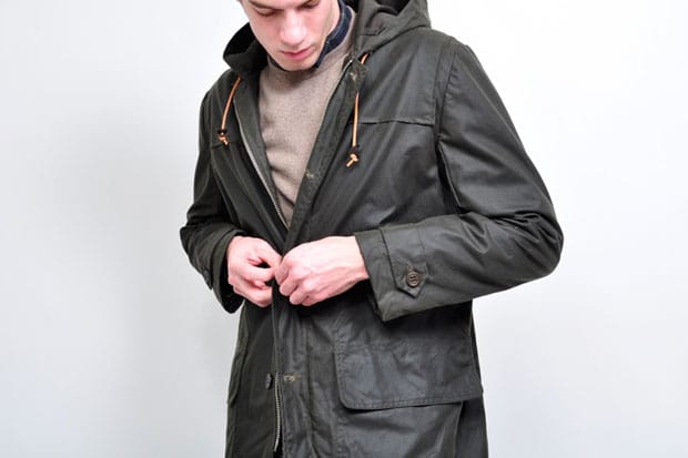 Our Legacy Olive Waxed Parka