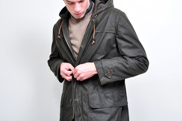 Our Legacy Olive Waxed Parka