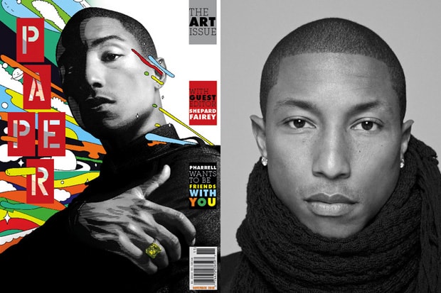 PAPERMAG 2010 November Issue featuring Pharrell Williams & Shepard Fairey