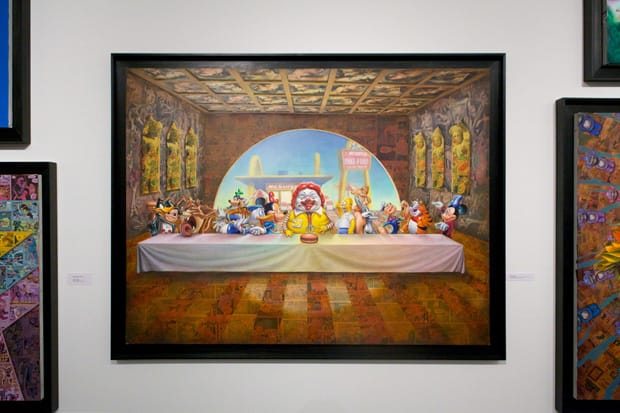 Ron English "Status Factory" Exhibition