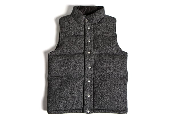 TOMORROWLAND x wings + horns Suede Tiger Fleece Vest