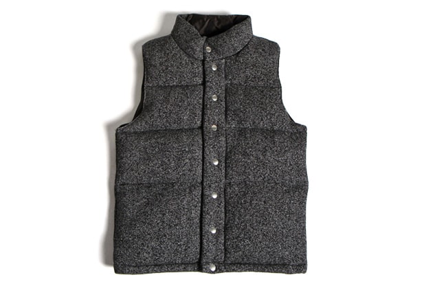 TOMORROWLAND x wings + horns Suede Tiger Fleece Vest