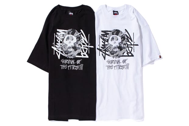 A BATHING APE x Stussy Fittest Members Tee