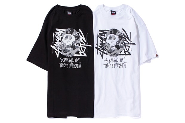 A BATHING APE x Stussy Fittest Members Tee