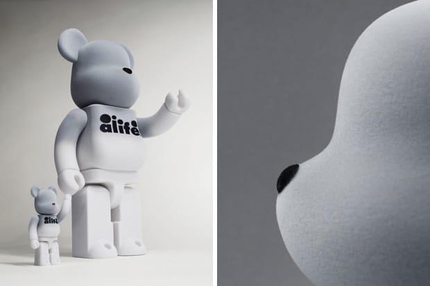 ALIFE Bearbrick FLOCKED BOX SET by Medicom Toy