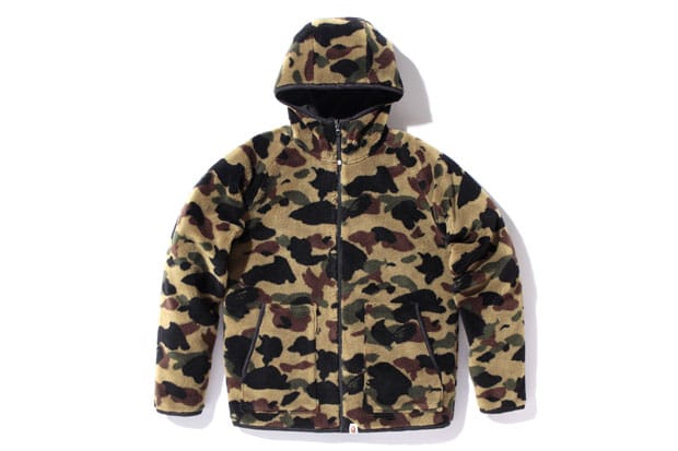 A Bathing Ape 1st Camo Reversible Fleece Hoody