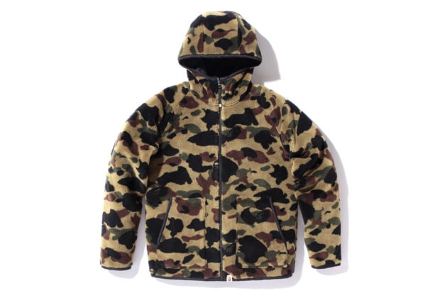 A Bathing Ape 1st Camo Reversible Fleece Hoody