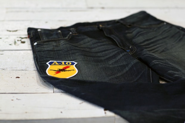 CLOT x Levi’s Nylon Dynasty 502 Washed Jeans