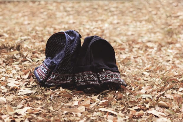 JUNYA WATANABE eYe COMME des GARCONS x Porter Jacquard Backpacks