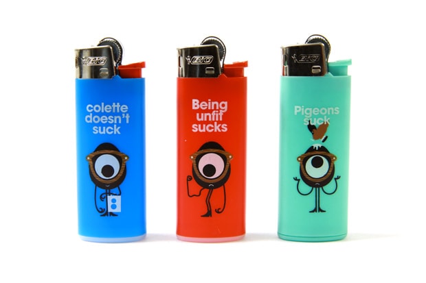 Darcel x BIC x colette Lighters