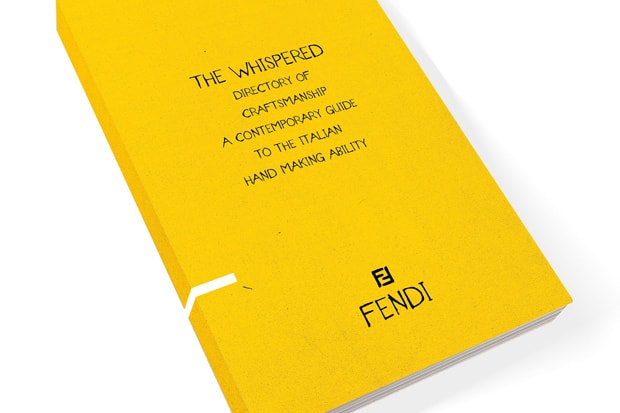 Fendi for The Whispered Directory of Craftsmanship: A Contemporary Guide to the Italian Hand Making Ability