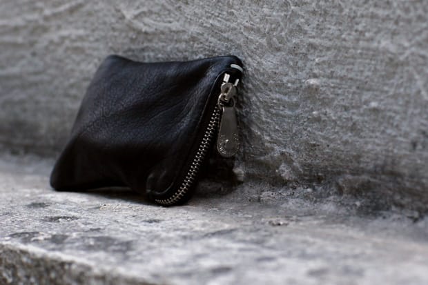 Maison Martin Margiela "Hi Frequency" Leather Key Pouch 