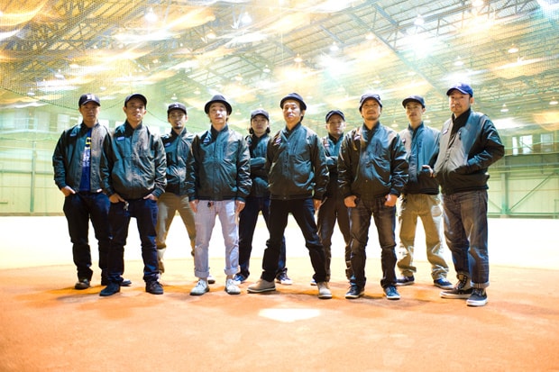 Nike Destroyer Satin Jacket featuring TOKYO SOFT PUNKS