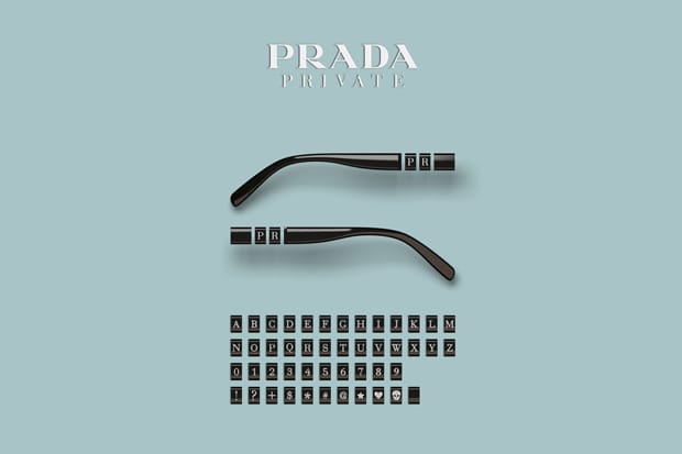 Prada "Private" Customizable Glasses