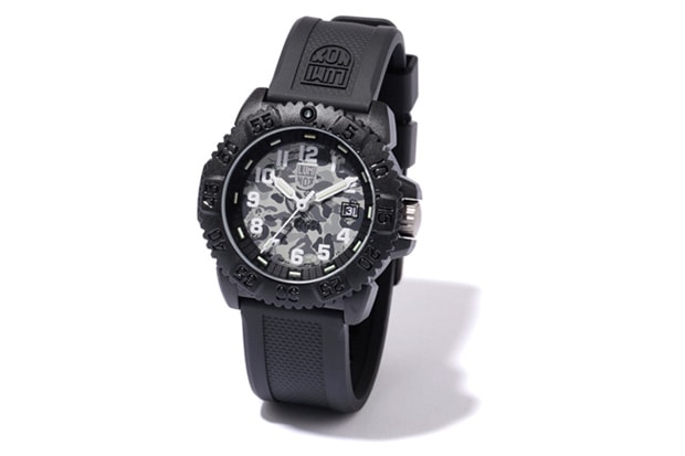 Stussy x A Bathing Ape Camo Luminox Watch