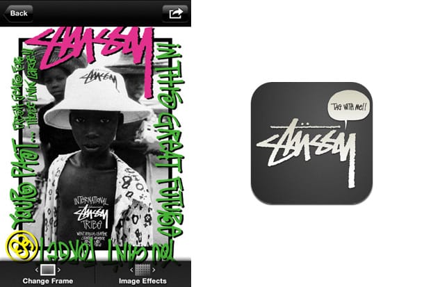 Stussy iPhone Photo Frame App
