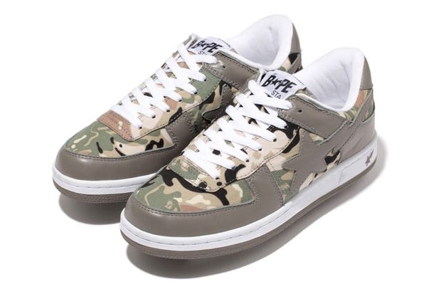 A Bathing Ape Octopus Tailor Camo Sk8 Sta