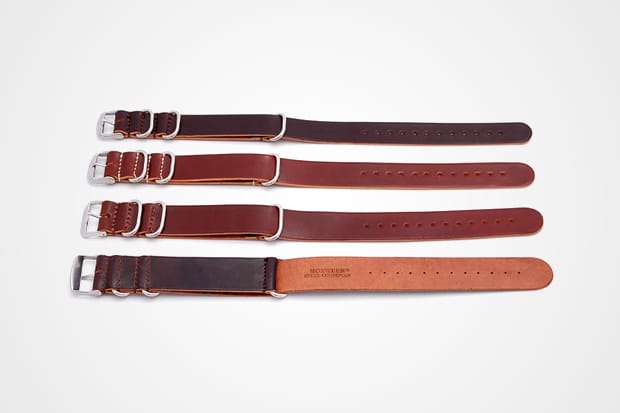 Leffot Horween Shell Cordovan NATO Watch Straps