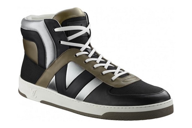 LOUIS VUITTON Monogram Canvas Squad Line High-Top Sneakers shoes