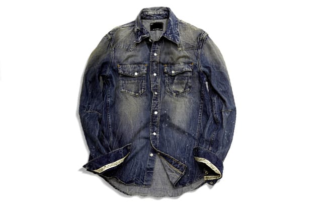 nano universe x n(n) Denim Shirt