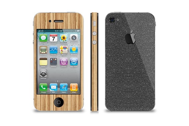 SlickWraps Board Series Black Grip Tape iPhone 4 Wrap
