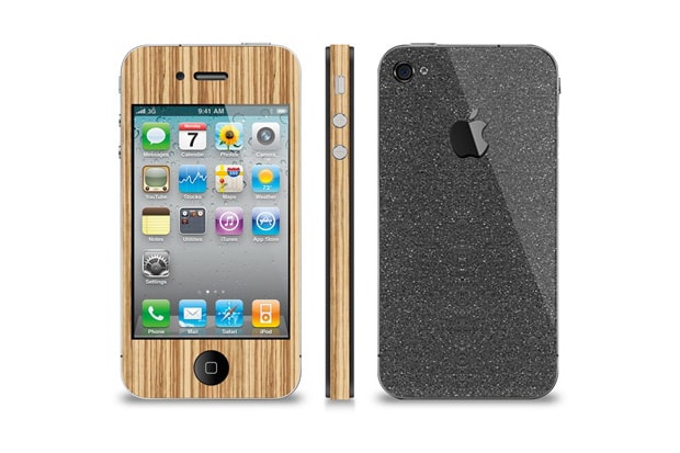 SlickWraps Board Series Black Grip Tape iPhone 4 Wrap