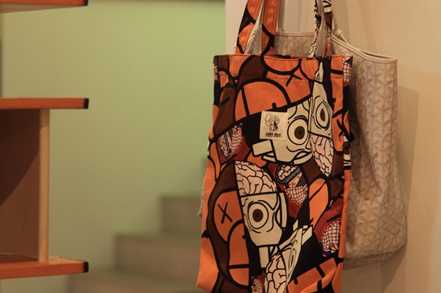 A Bathing Ape x OriginalFake "Dissected Milo" Tote Bag