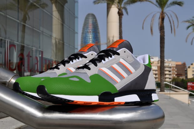 adidas Originals ZX800 Aluminum/Lime