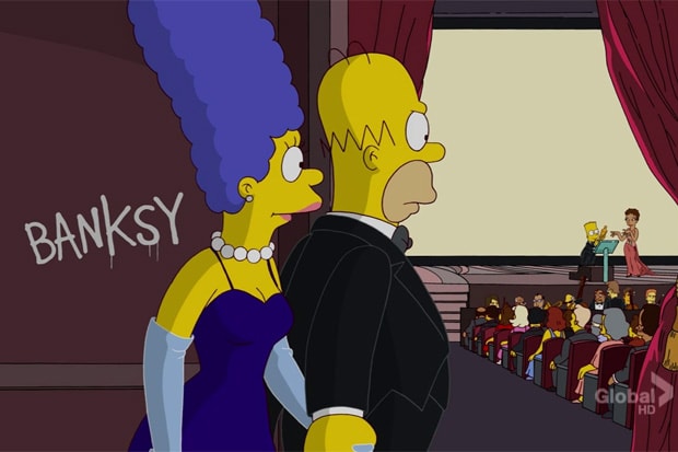 Banksy Makes Another Simpsons Cameo