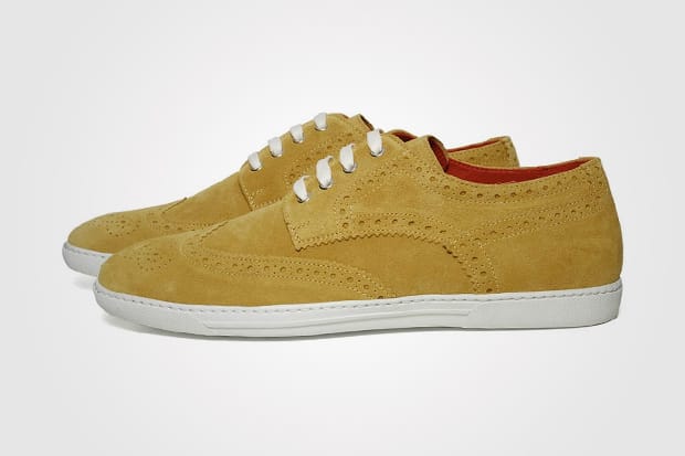 Junya Watanabe COMME des GARCONS MAN x Tricker’s Suede Brogue Sneaker