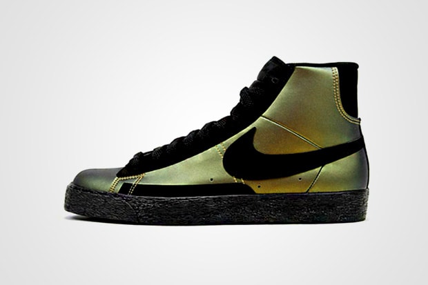 Nike Blazer Foamposite Metallic Gold