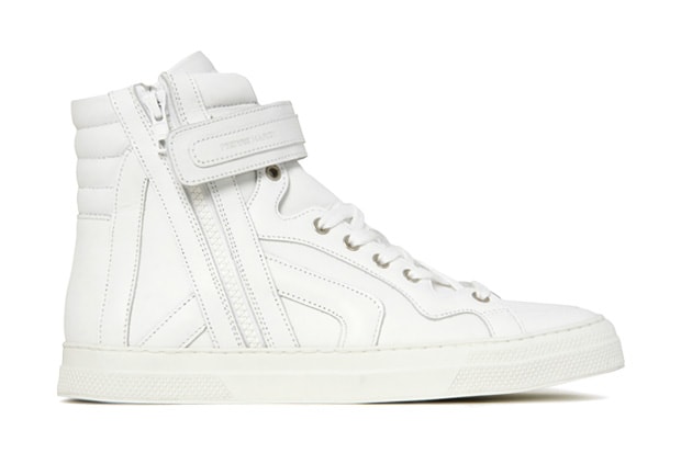 Pierre Hardy White High Top Sneaker