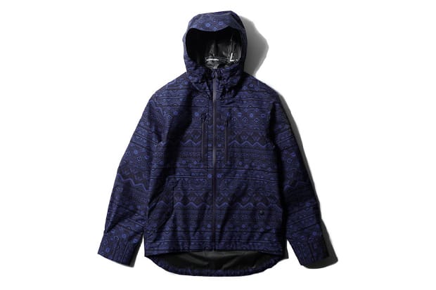 White Mountaineering GORE-TEX PACLITE Shell Primitive Pattern Short Jacket