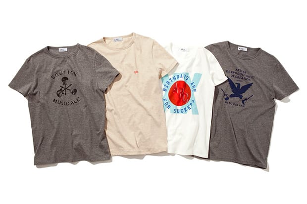 A.P.C. Japan 20th Anniversary T-Shirts