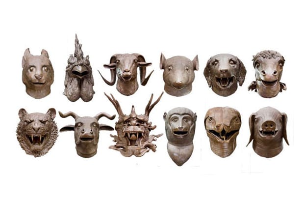 Ai WeiWei "Circle of Animals/Zodiac Heads" Exhibition @ Pulitzer Fountain